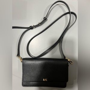 Jet Set Small Pebbled Leather Convertible Crossbody Bag New